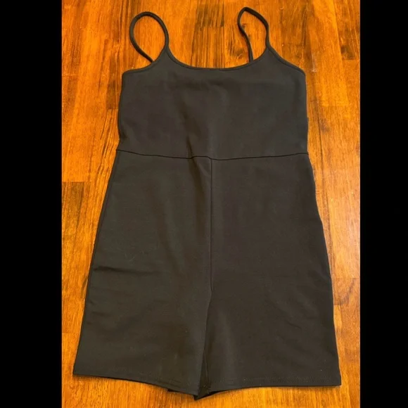 Madewell MWL Black Sleeveless Romper - Picture 2 of 5